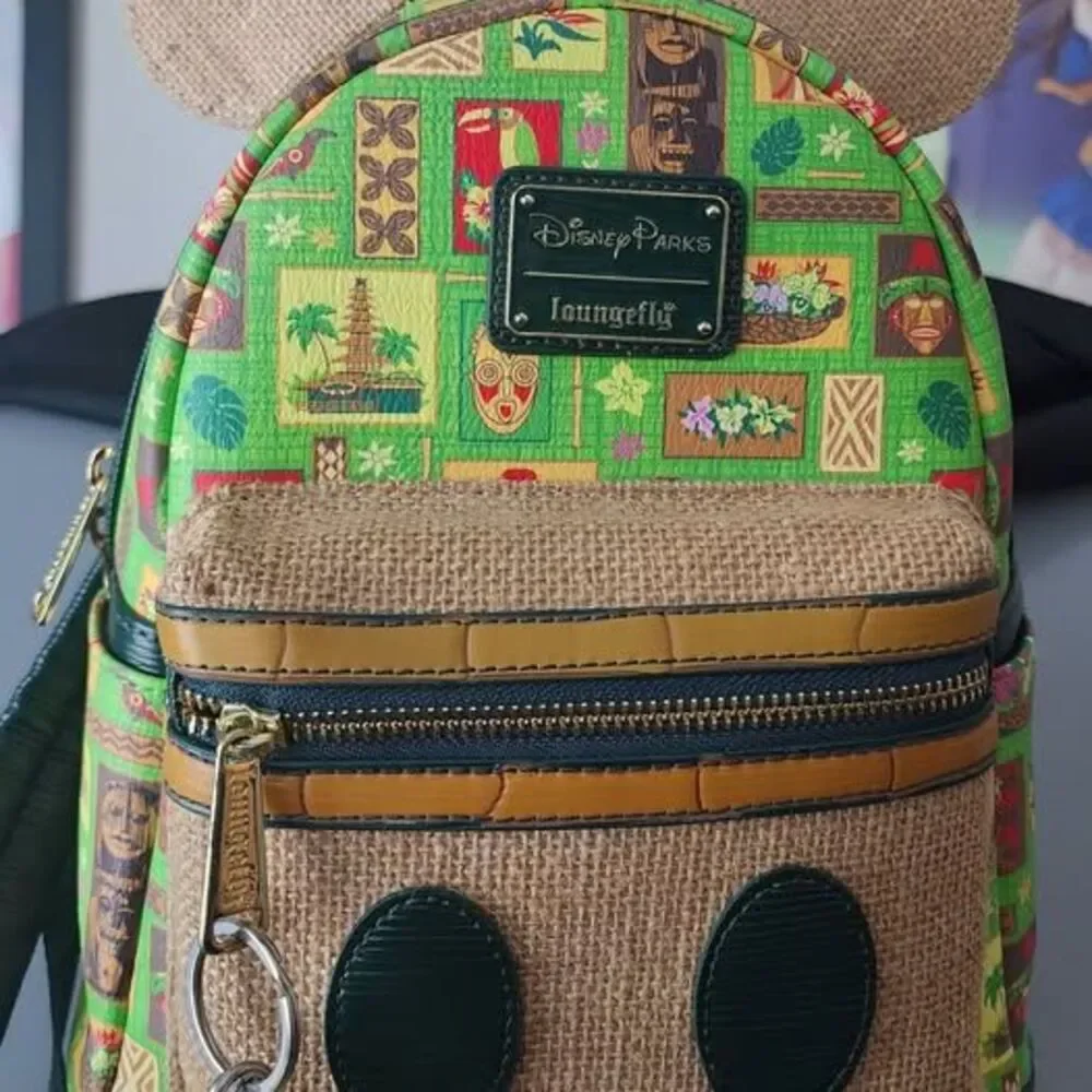 Limited edition, Disney, enchanted Tiki room, loungefly backpack